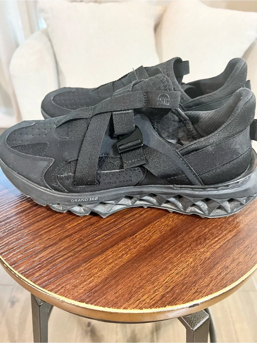 Cole Haan Grand 360 Black Strap Sneakers Women’s Size 9